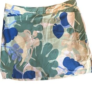 Floral Print Mini Skirt